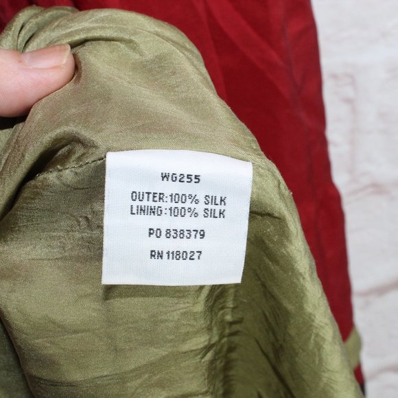 Boden Multicolor 100% Silk Elastic Waist Lined Maxi Skirt Size 20 - Picture 6 of 10